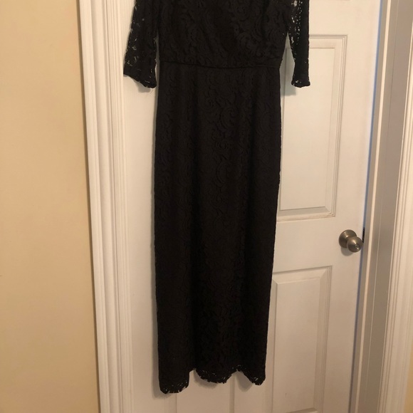 Black J. Crew Lace Maxi - Picture 2 of 2